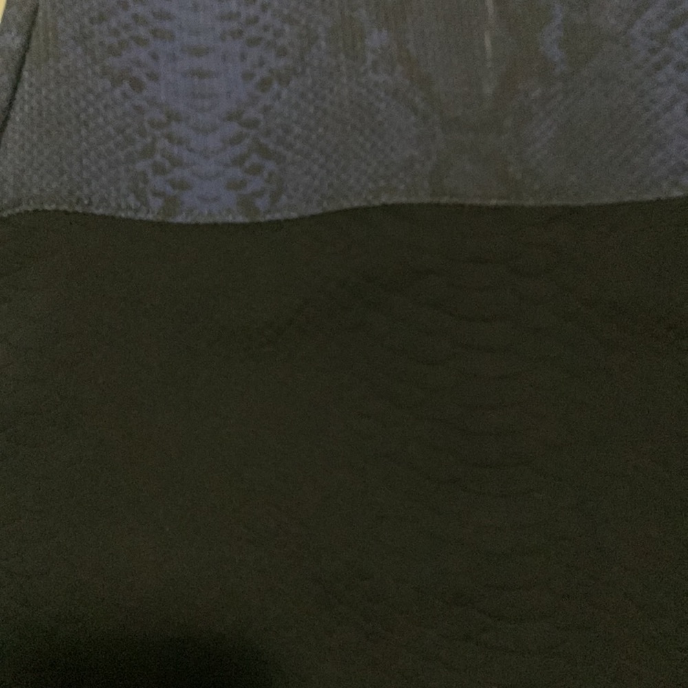 Christopher Kane Black And Navy Python Dress - image 7